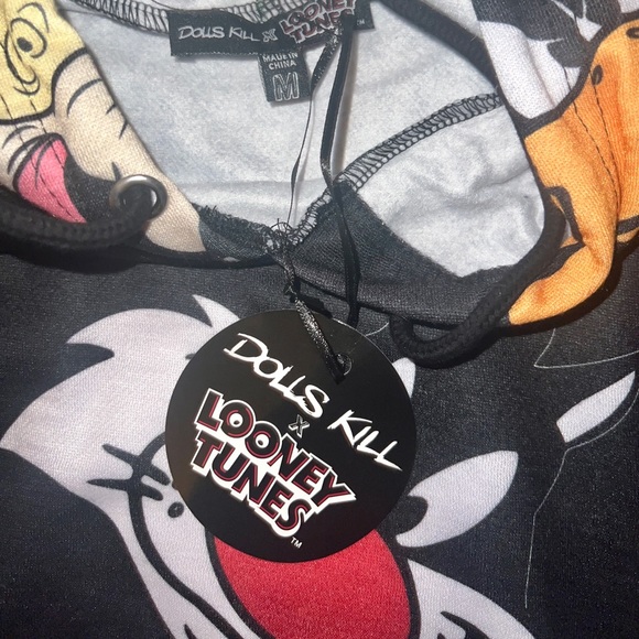 24 hr. SALE 🙌🏼NWT - Dolls Kill x Looney Tunes Oversized Hooded Sweatshirt - Picture 2 of 10